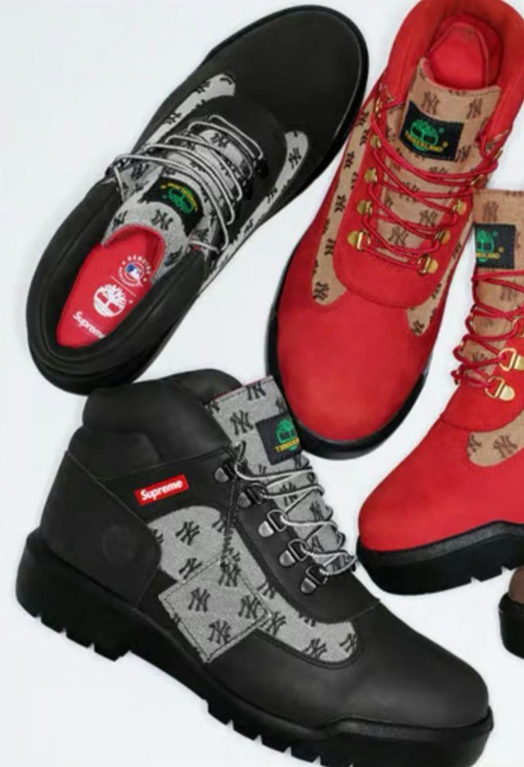 Supreme x Timberland x Yankees fieldboot 상품이미지1