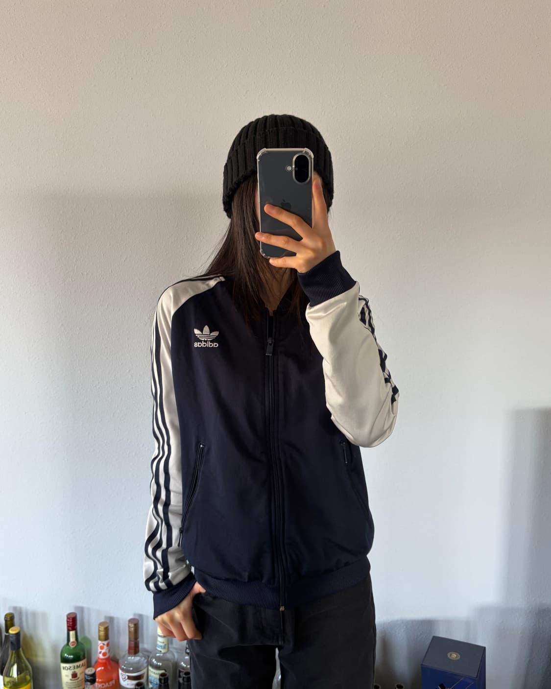 [M]아디다스 레오파드 홍지윤 트레포일 트랙탑 져지 상품이미지1