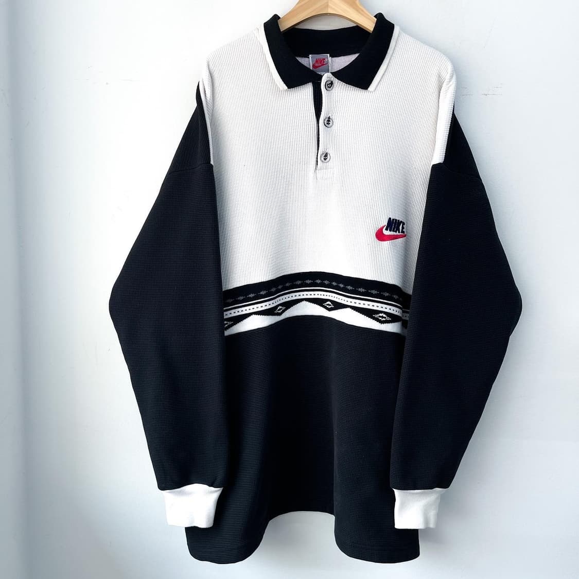 나이키 90s U.S.A 스우시 에스닉 와플 럭비티 상품이미지2