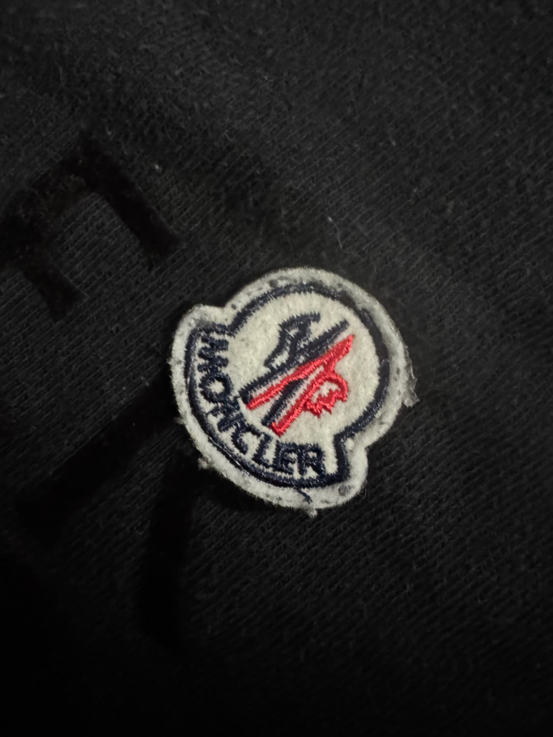 몽클레어 커스텀 리메이크 로고 맨투맨 L 블랙 상품이미지4