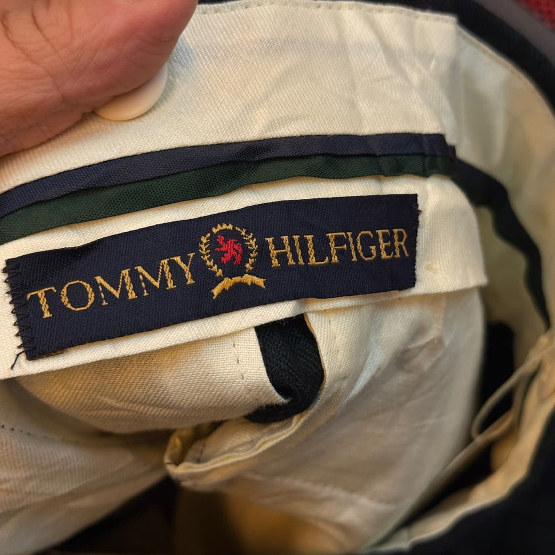 80 ~ 90S 타미힐피거 타탄체크 클래식 와이드 팬츠 34 35 36 상품이미지9