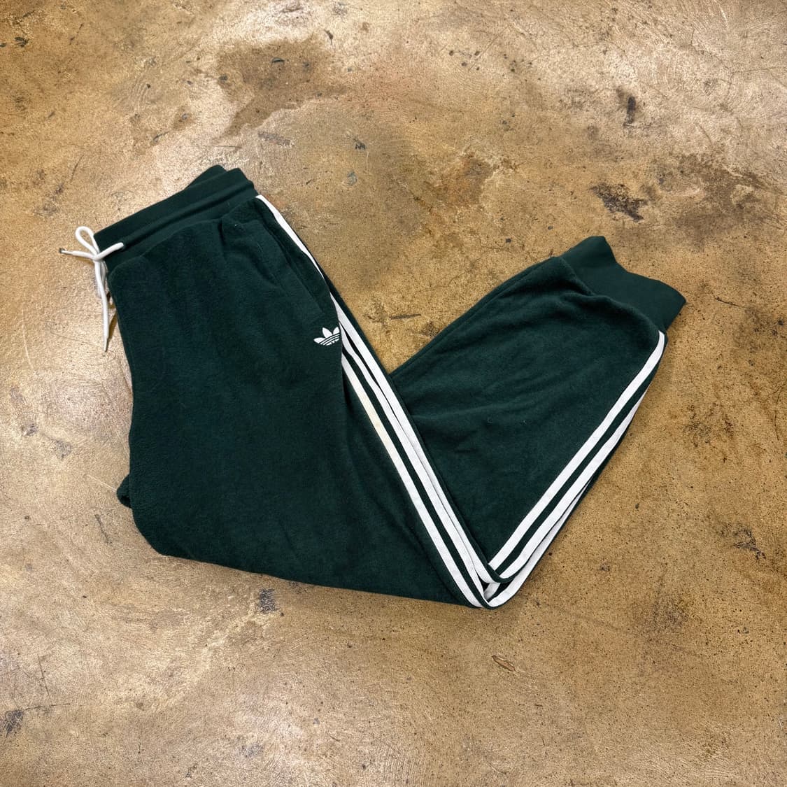 아디다스 부클 딥 그린 져지 트레이닝 팬츠 셋업  상품이미지7