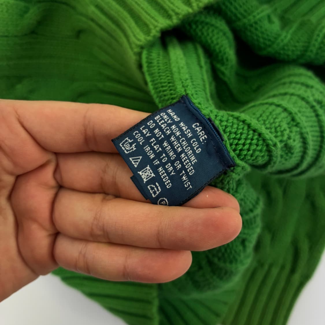 Polo  폴로 랄프로렌 자수 코튼 우먼스 꽈배기 니트 상품이미지6