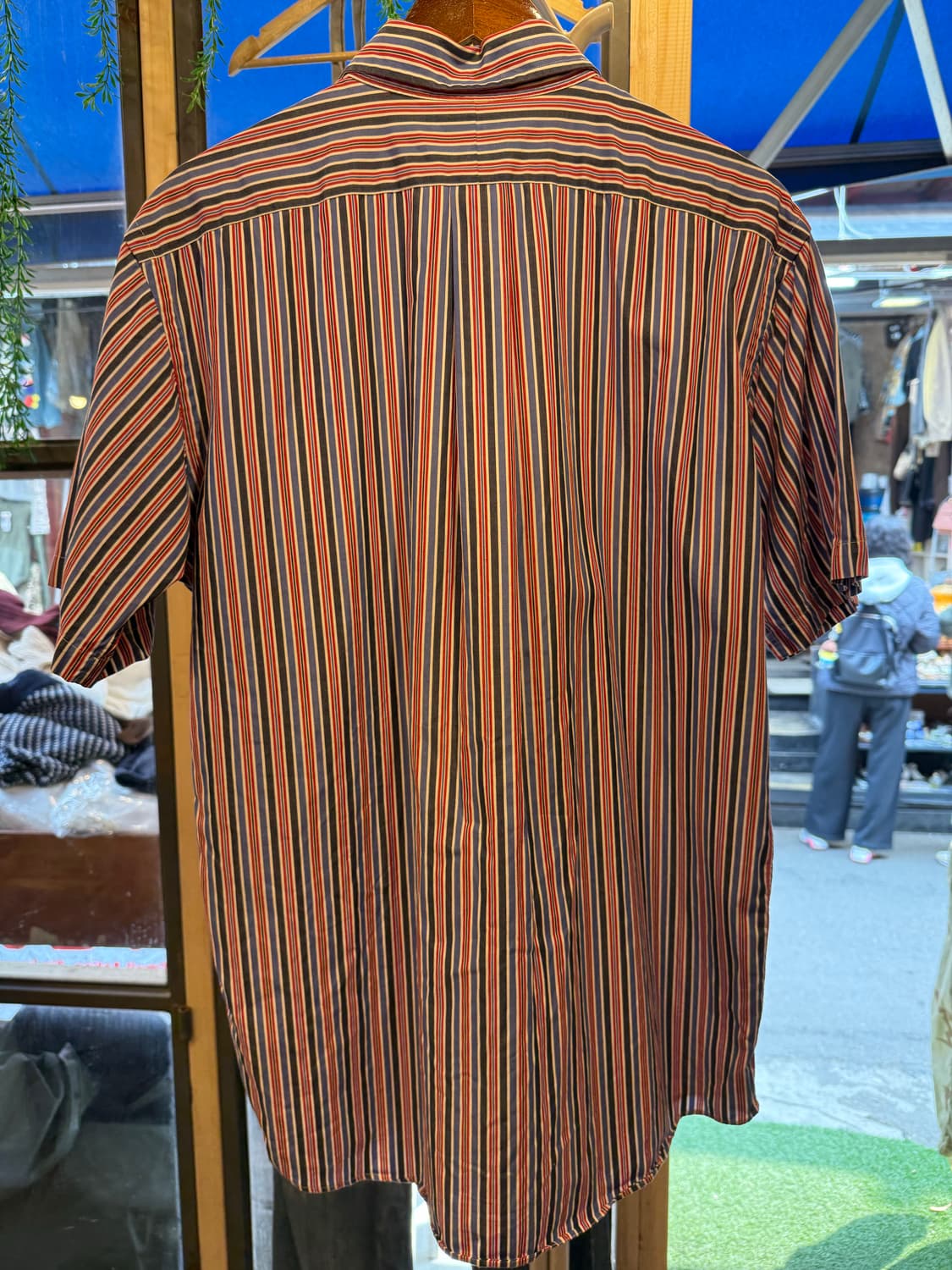 폴로 랄프로렌 레드포니 레드 스트라이프 반팔셔츠  상품이미지4