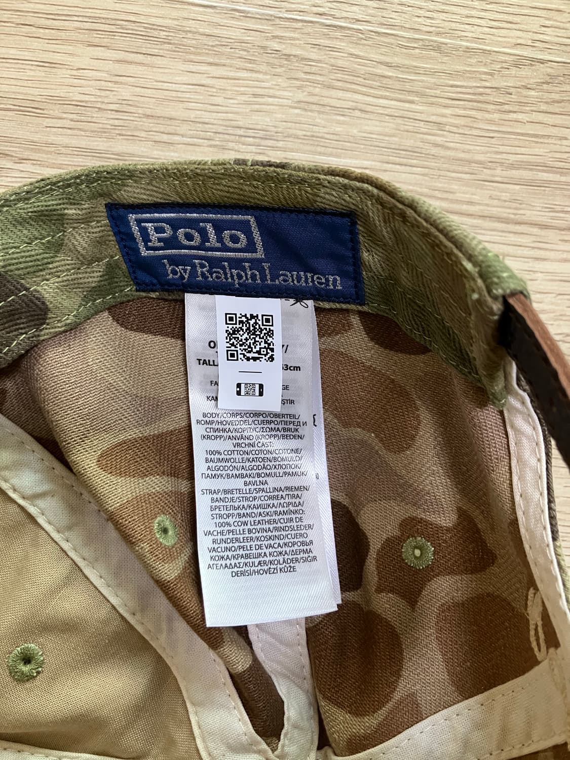 폴로 캐모 헤링본 볼 캡-멀티 컬러 상품이미지2