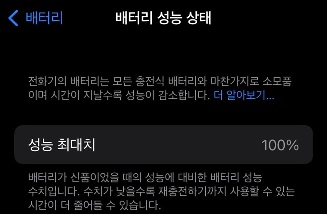 아이폰7 128기가 실버 그레이 배터리 100 상품이미지8
