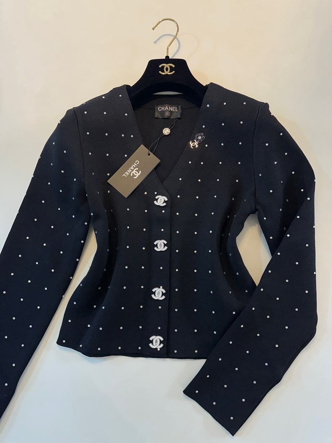 (새상품)샤넬 가디건 상품이미지3