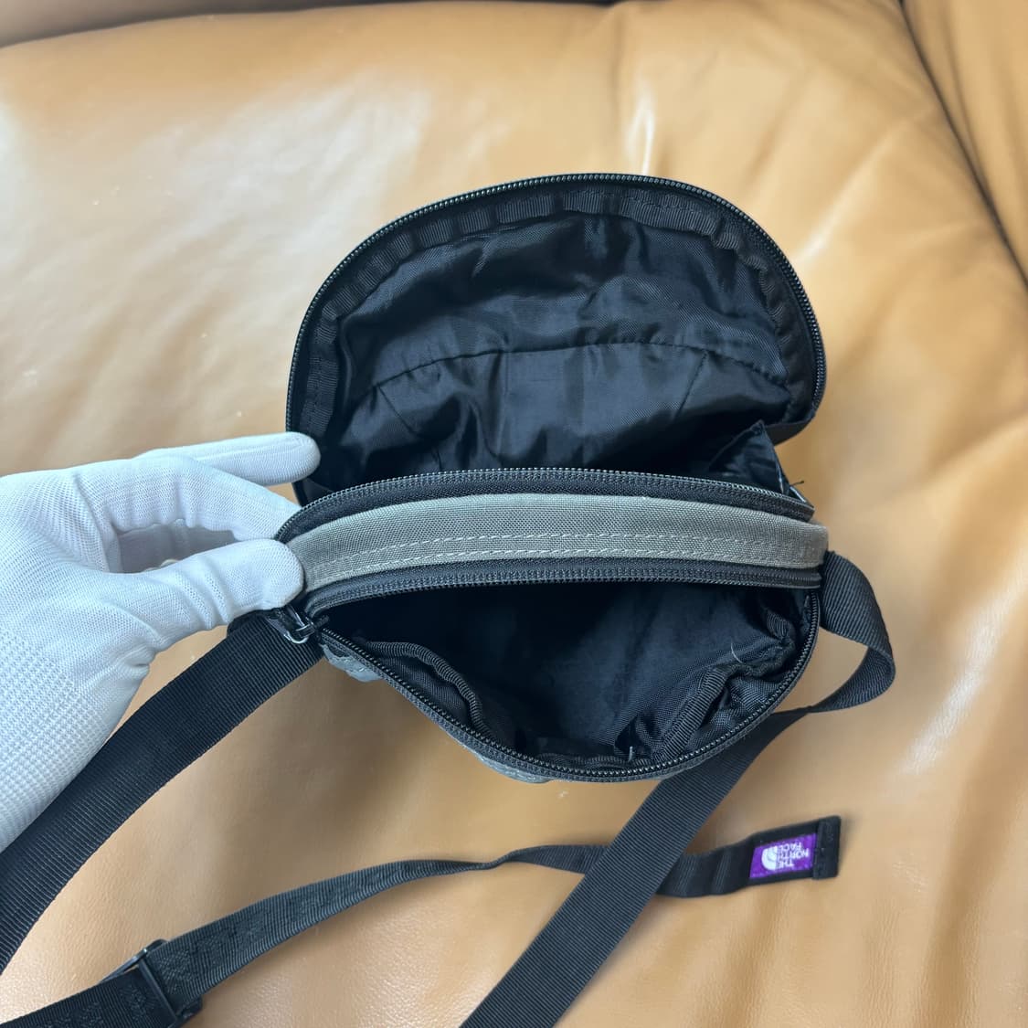 나나미카 노스페이스 퍼플라벨 샤코슈 크로스백 가방 그레이 상품이미지9