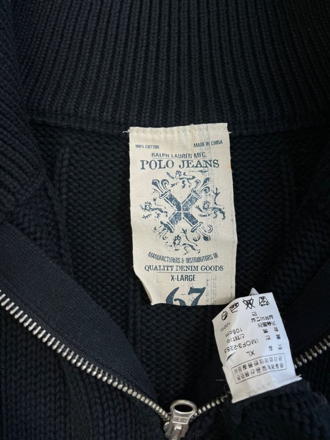 폴로진스컴퍼니 반집업 니트 티셔츠/#2963 상품이미지4