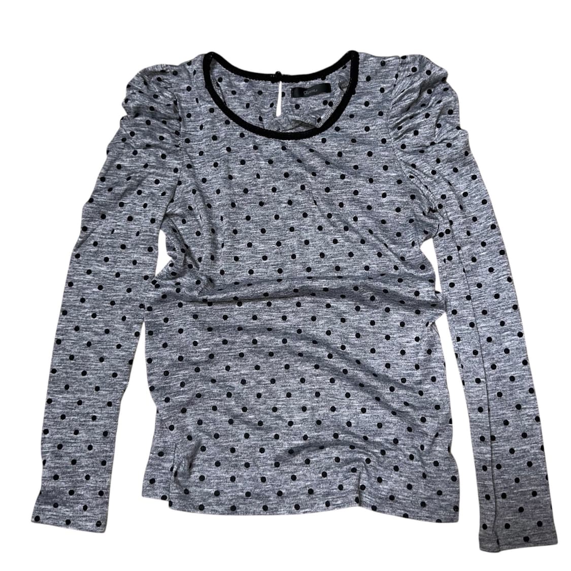 y2k 도트 셔링 퍼프 롱슬리브 상품이미지3