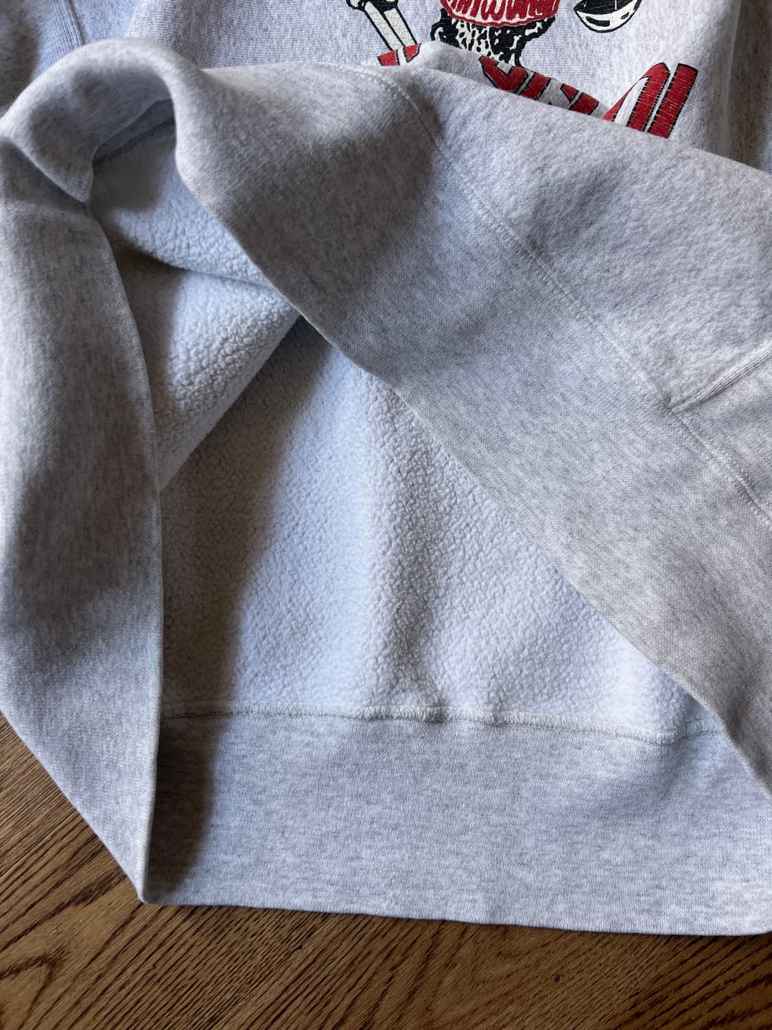 [L]90's Made in USA 위스콘신 리버스위브 스웻셔츠 상품이미지6