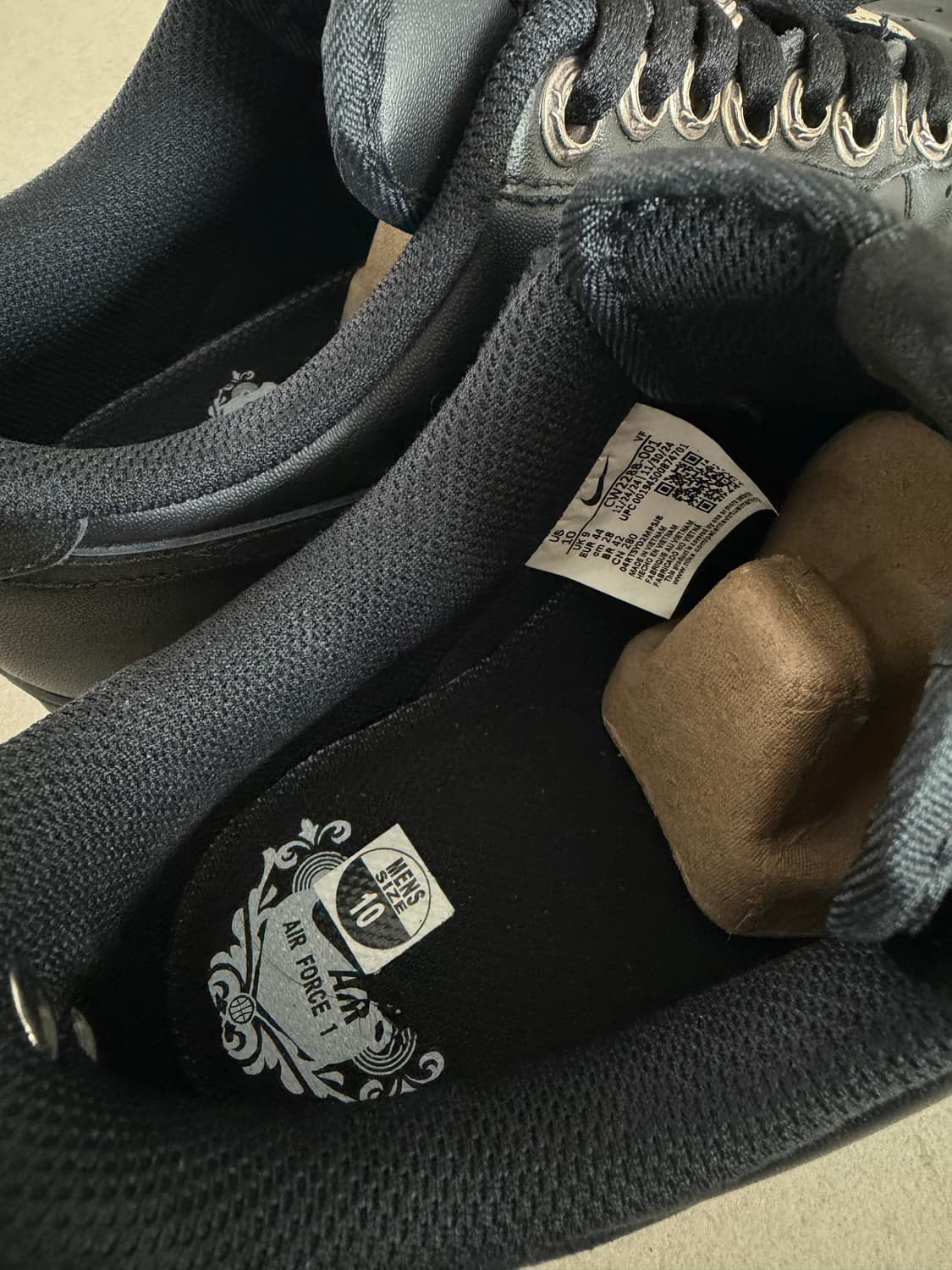 [유일매물] 크롬하츠 에어포스1 블랙 43 상품이미지8