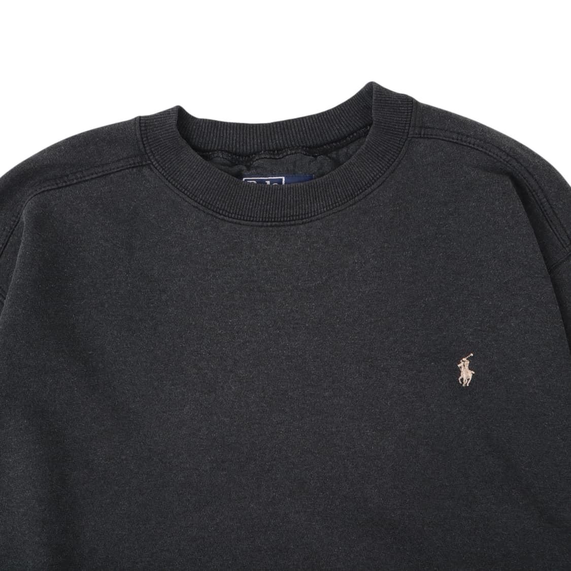폴로 랄프로렌 빈티지 챠콜 코튼 스웻셔츠 상품이미지2