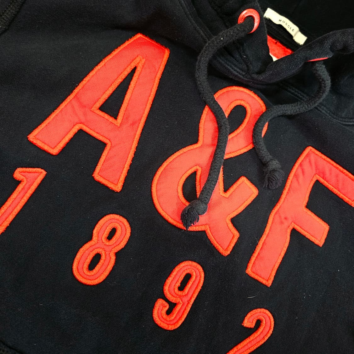 아베크롬비 A&F1892 빅로고 후드티셔츠 M size 상품이미지3