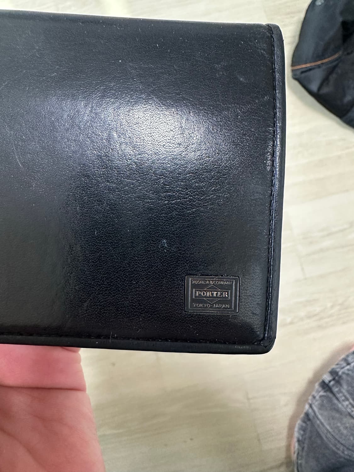 PORTER 요시다 포터 플럼 블랙 레더 장지갑 상품이미지2