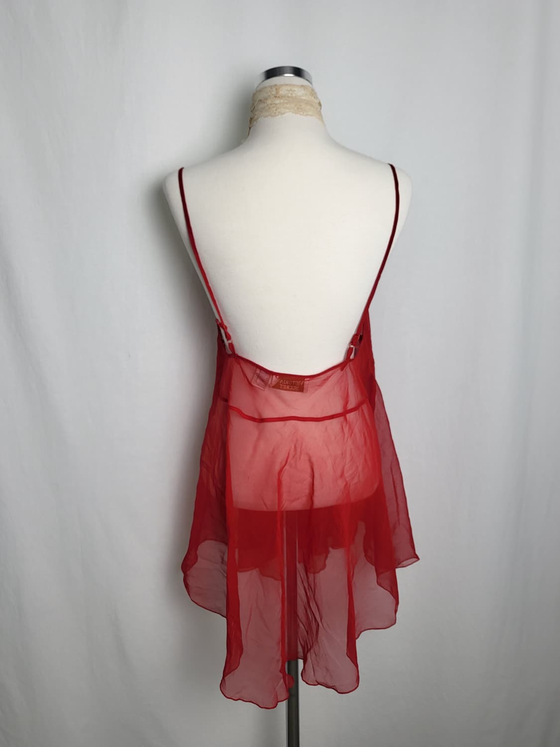 빈티지 레이스 시스루 나시 슬립 상품이미지3