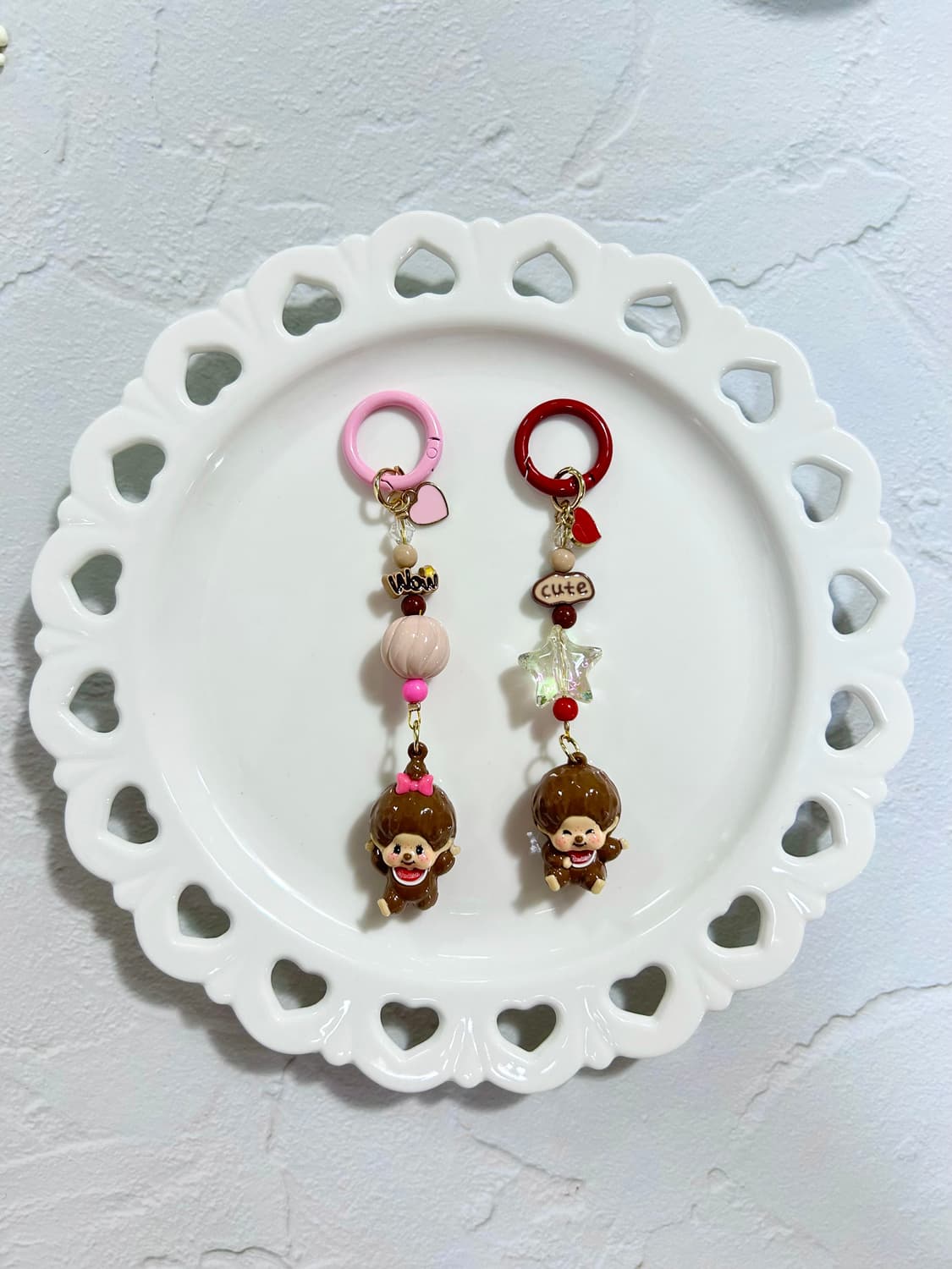 미니 몬치치 커스텀키링 (Cute / Wow ver.) 상품이미지5