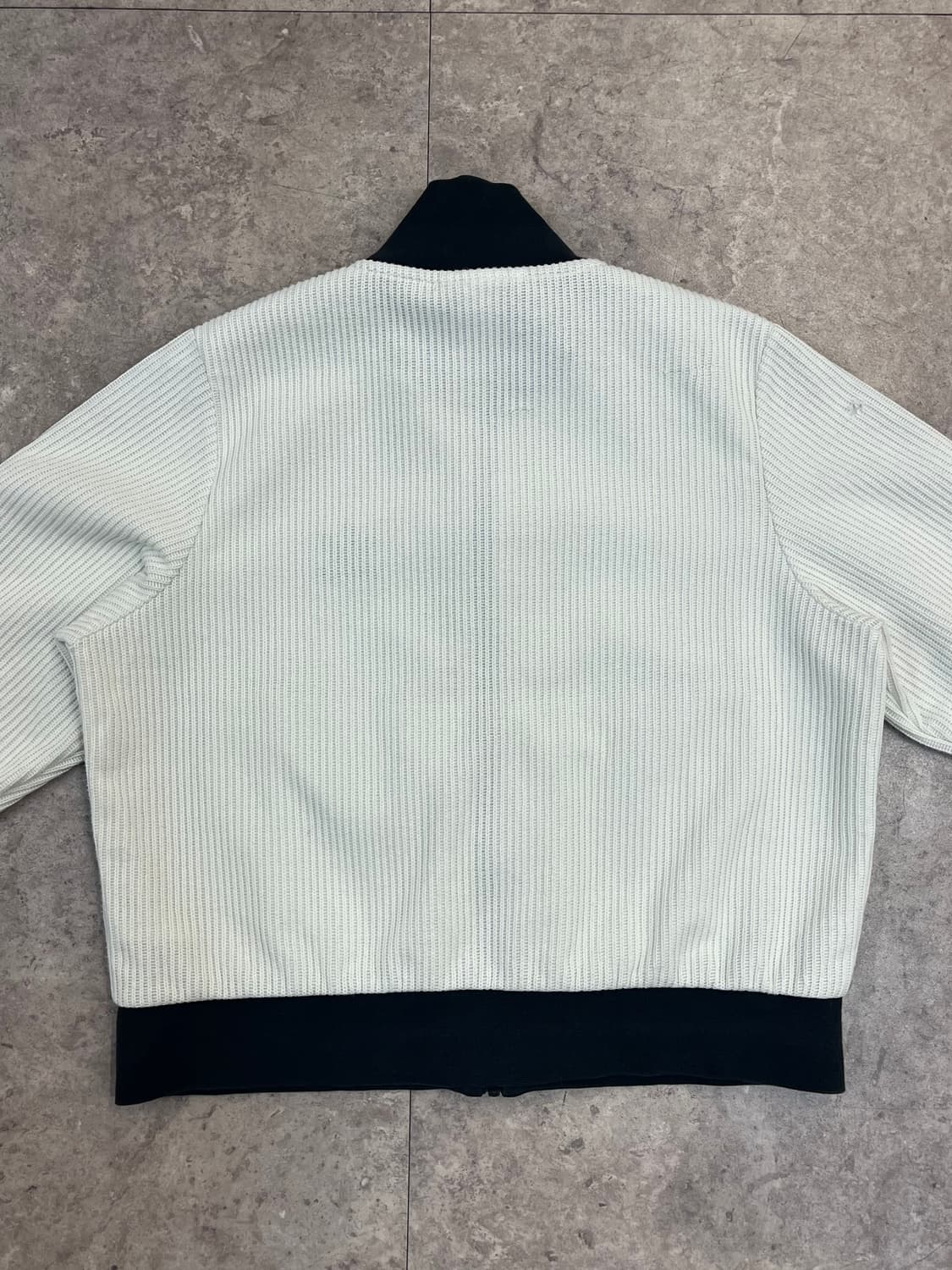 아디다스 니트 트랙탑 져지 화이트 S #csz3693 상품이미지7