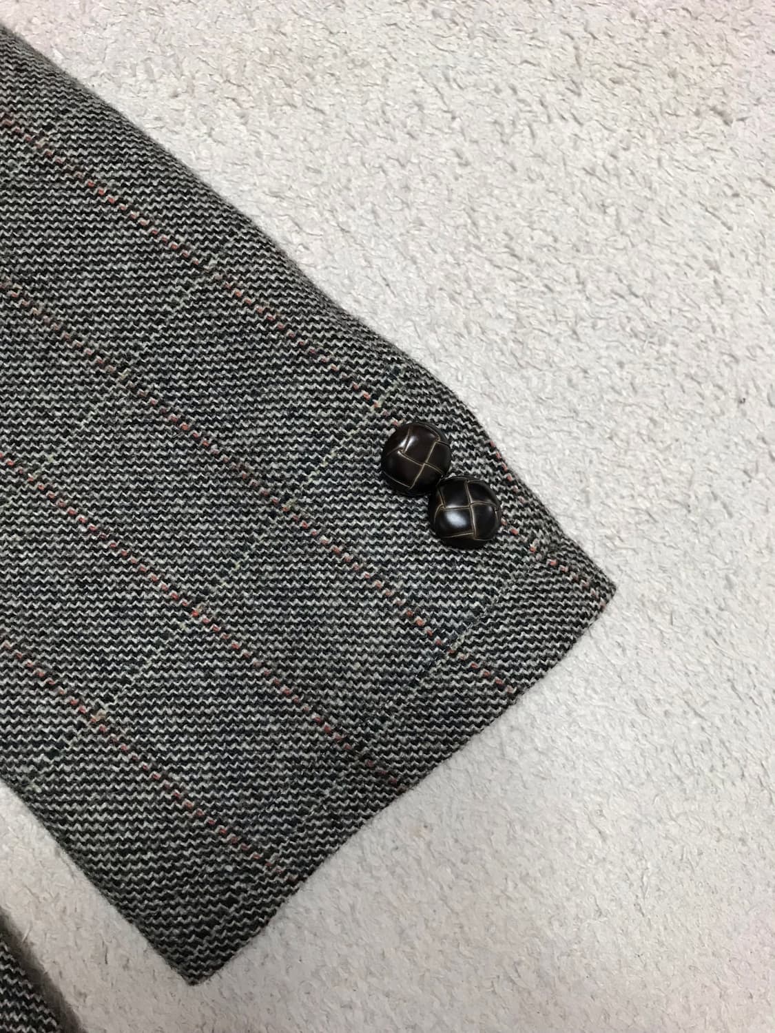 골든베어 헤링본 모직 자켓 M 상품이미지4