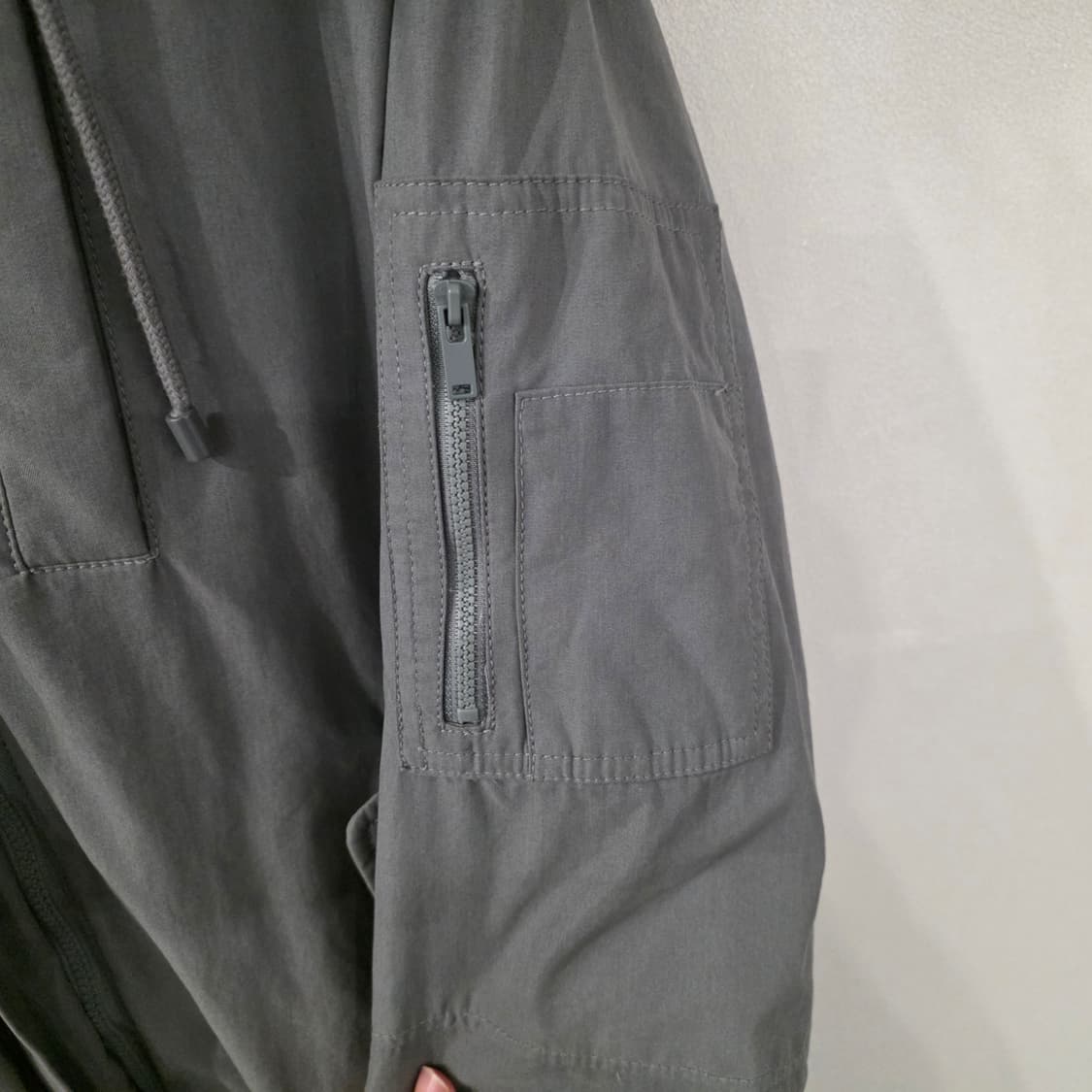 레노마 라쿤 토끼털 롱 패딩 그레이 66-77 상품이미지5