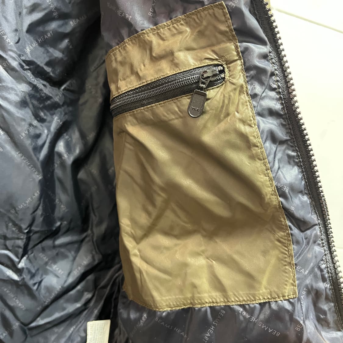 BEAMS HEART  다운 패딩 (공용) 실측확인 상품이미지5