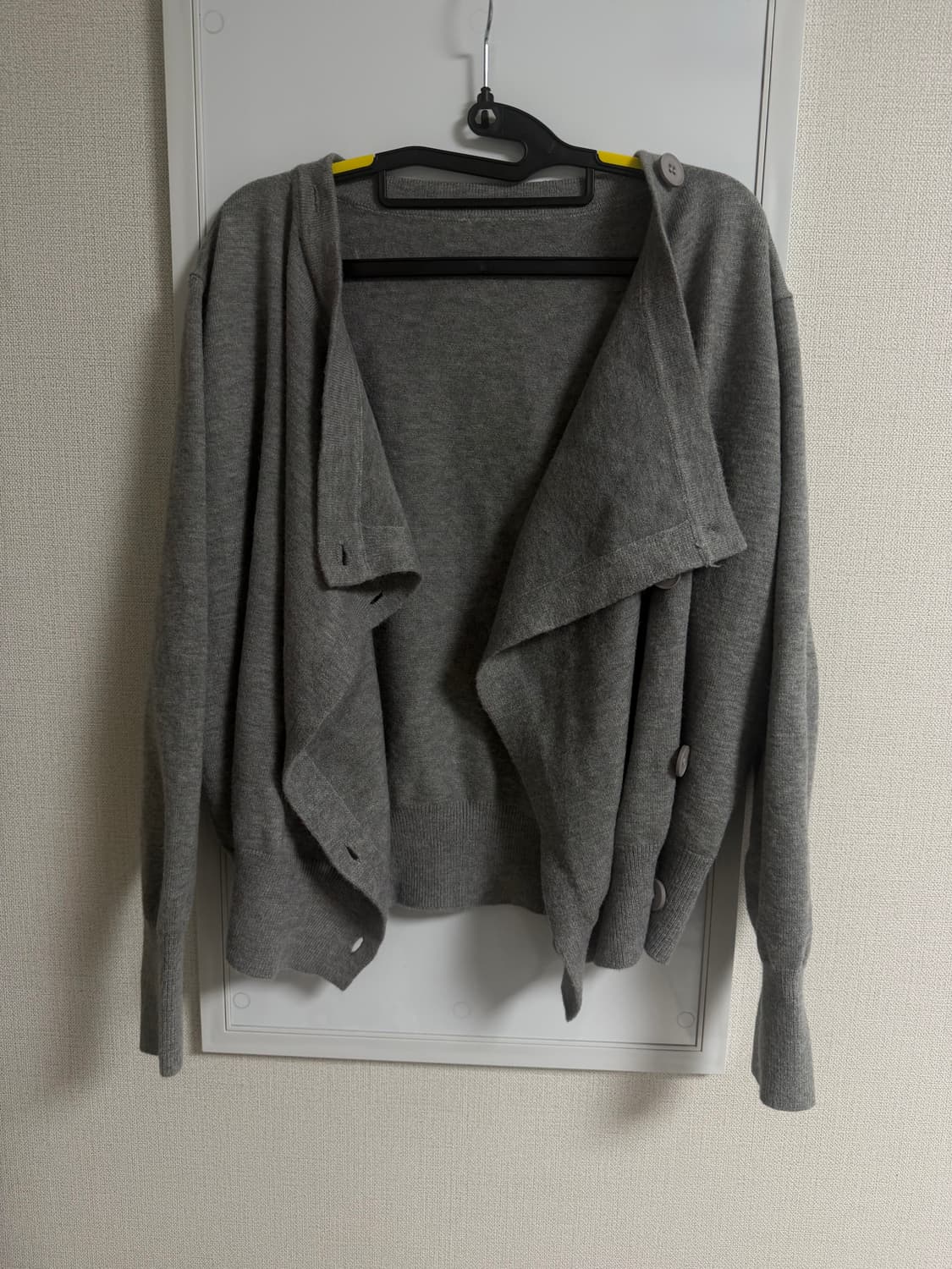 vintage 사선 단추 니트 집업  상품이미지3