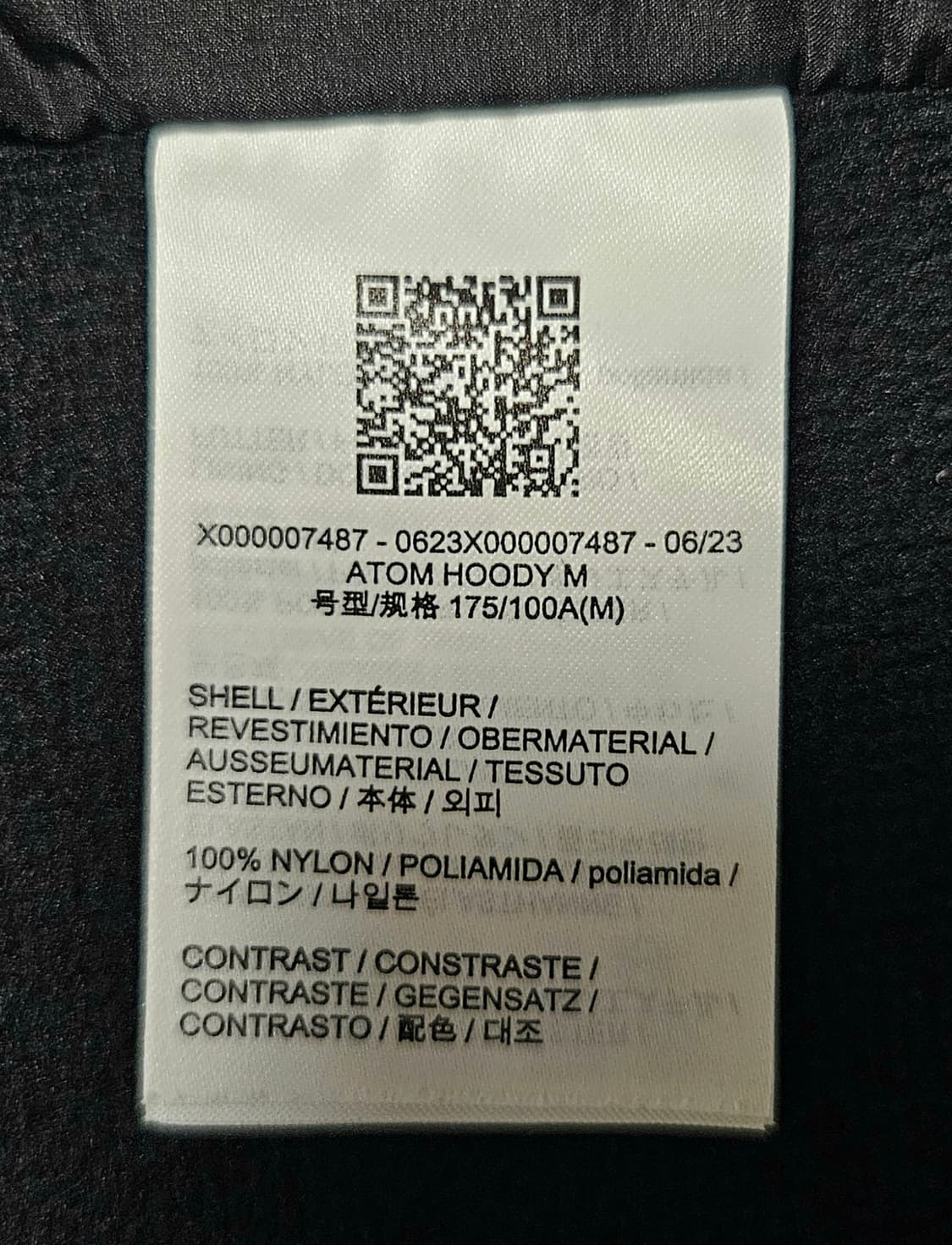 (25년 크림 정품)아크테릭스 세륨 자켓 블랙 XL(105~110) 새제 상품이미지9