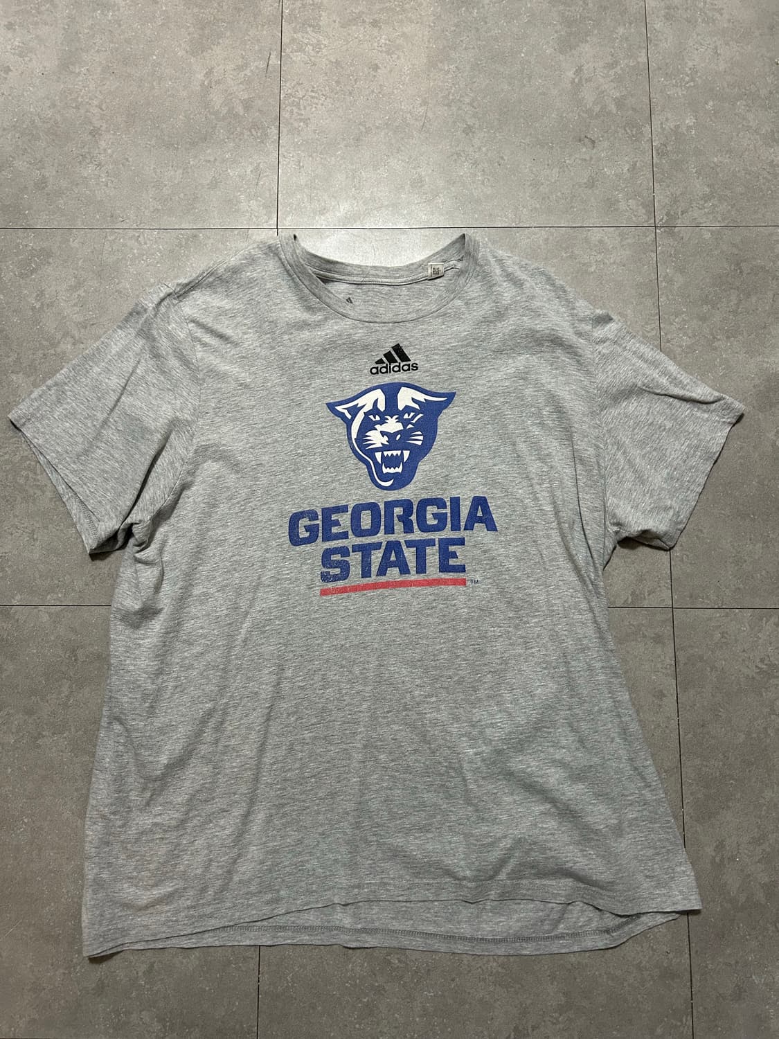 [빅사이즈  ] 아디다스  USA 조지아주립대학교  코튼  숏슬리브  1 상품이미지1