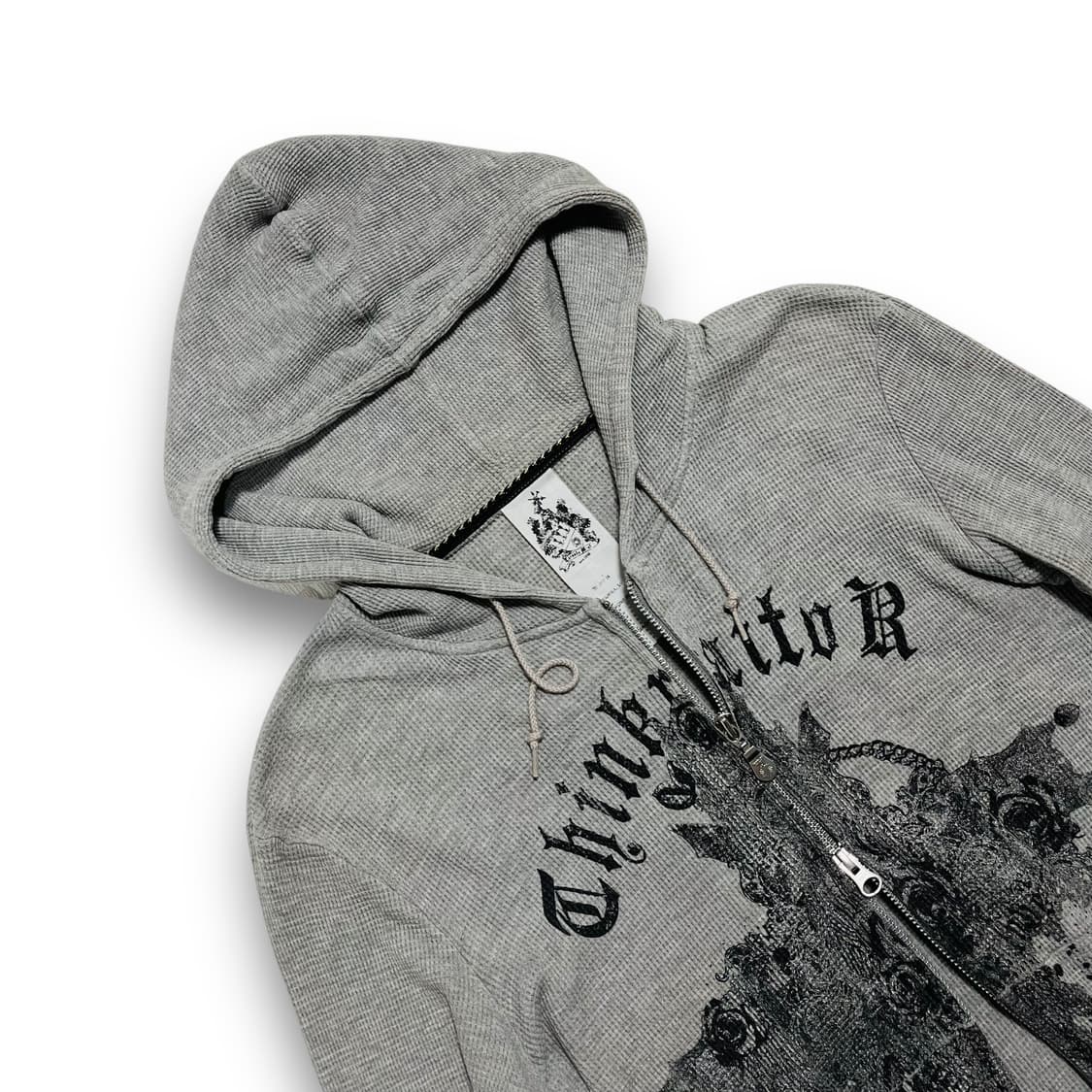 Tornado Mart y2k Goth hooded zip up 상품이미지2