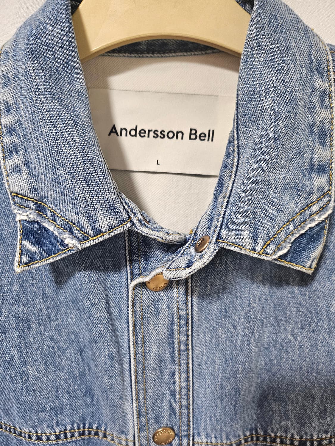 앤더슨벨 루이스 오버사이즈드 데님 자켓 L 상품이미지3