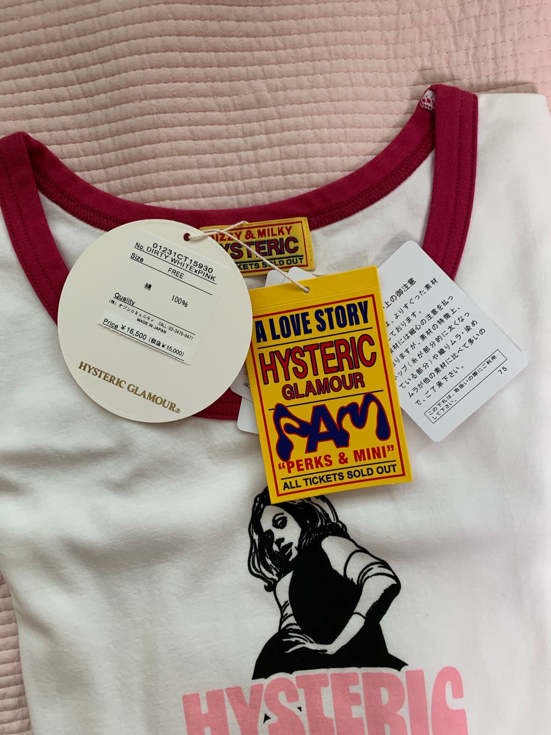 Hysteric Glamour tee  상품이미지2