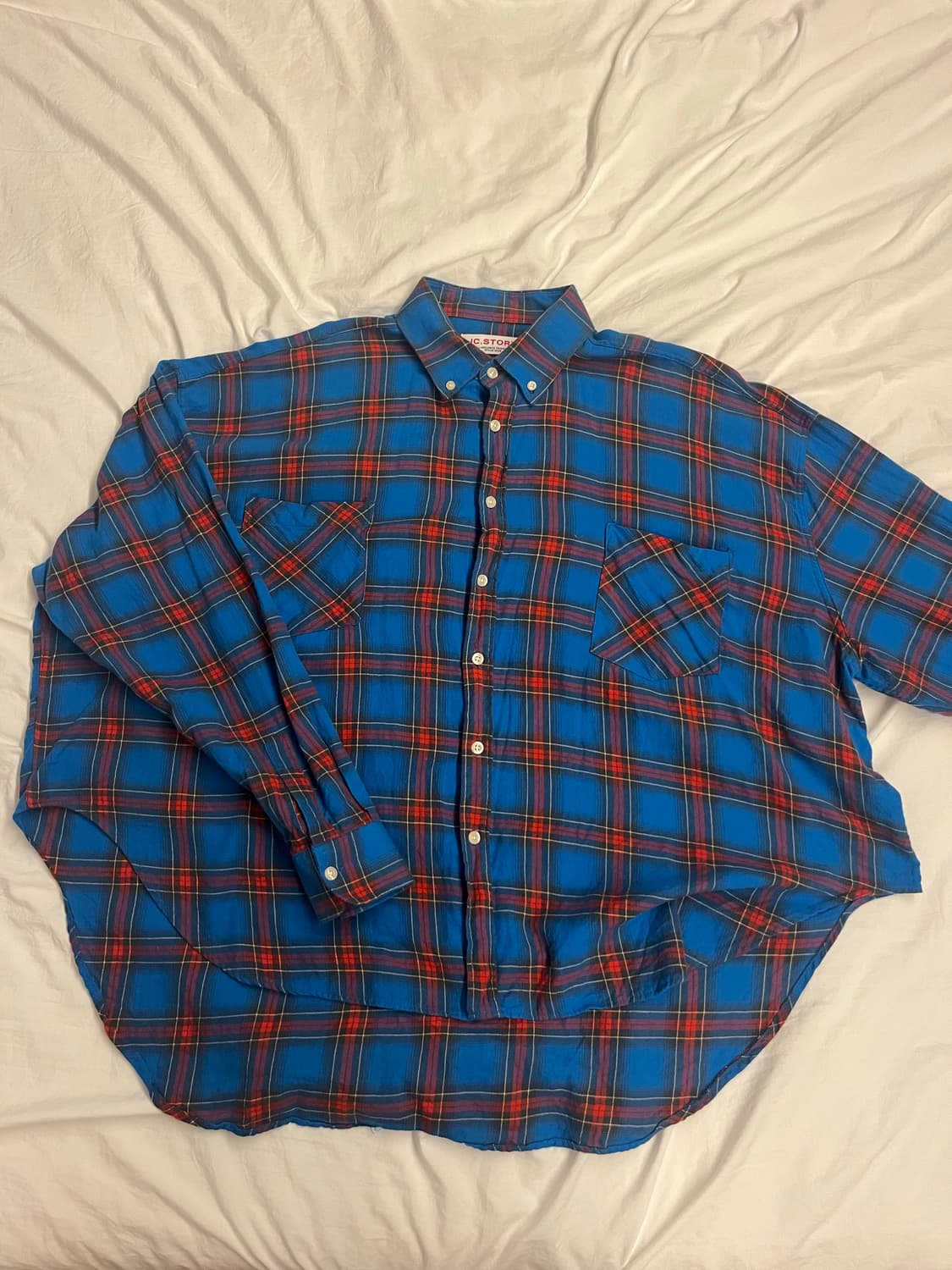 Ic.story 체크 셔츠 상품이미지1