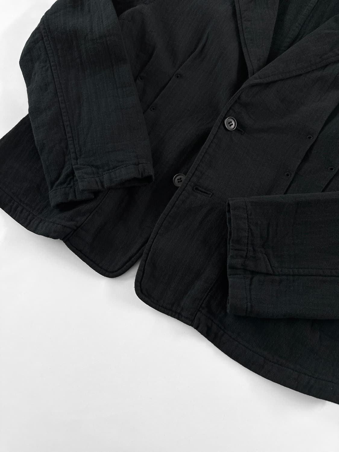 90~00s 플랜테이션 바이 이세이미야케 언더스테이티드 헤링본 자켓 상품이미지7