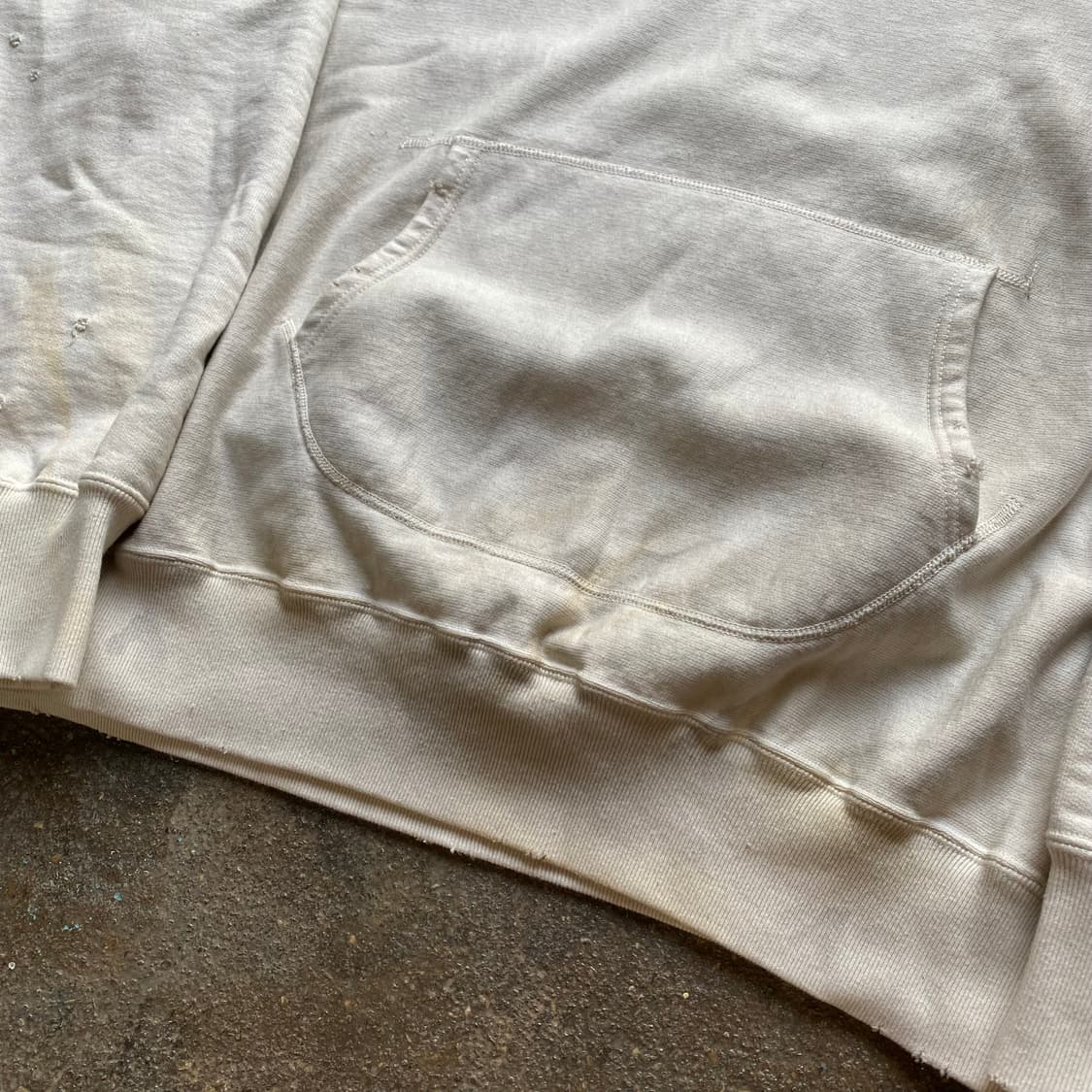 (2XL) 바우와우 에이징 데미지 후드티 상품이미지2