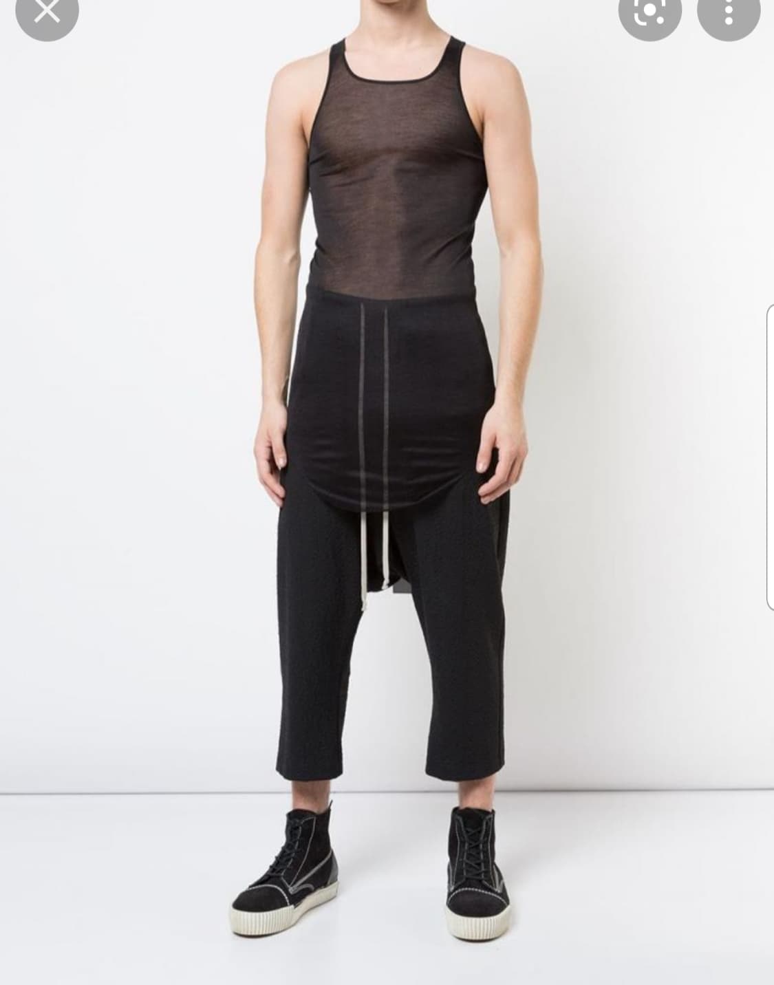 릭오웬스 티셔츠 나시 L사이즈 상품이미지1