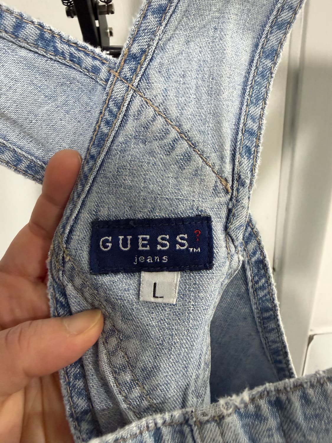 게스 점프슈트 청바지 멜빵바지 usa guess 상품이미지6