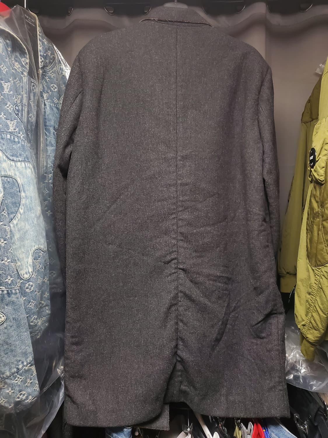 시스템옴므 쭈글이 오버코트 상품이미지5