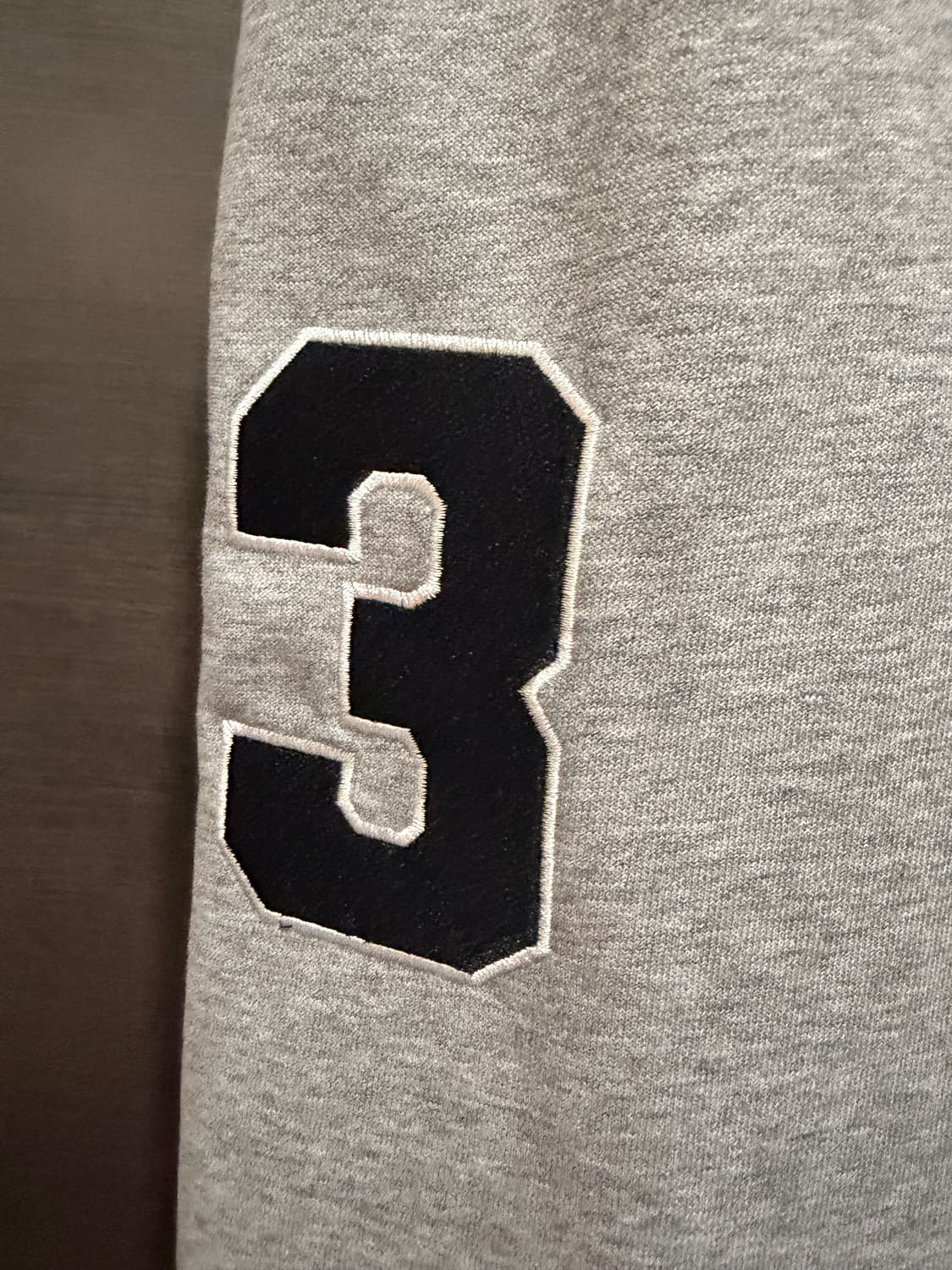 프로젝트 G/R 레이어드 스웨트 팬츠 회색 3사이즈 상품이미지5