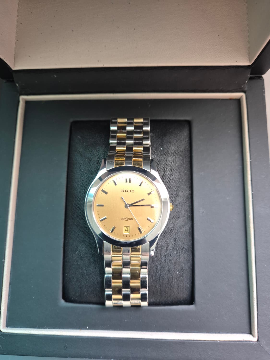 RADO DiaStar 골드 콤비 쿼츠 시계 (풀세트) 상품이미지5