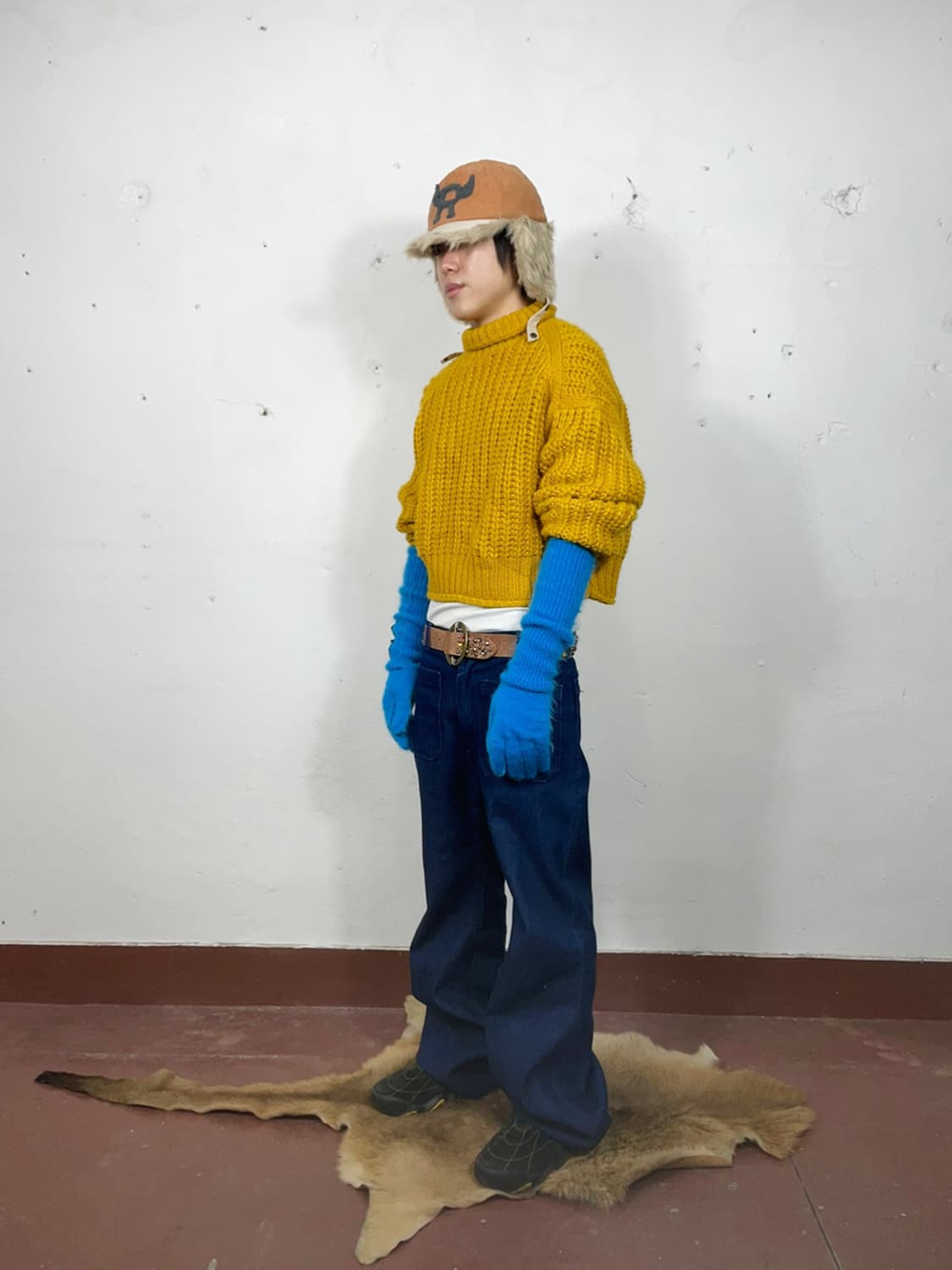 Yellow cropped turtleneck 상품이미지6