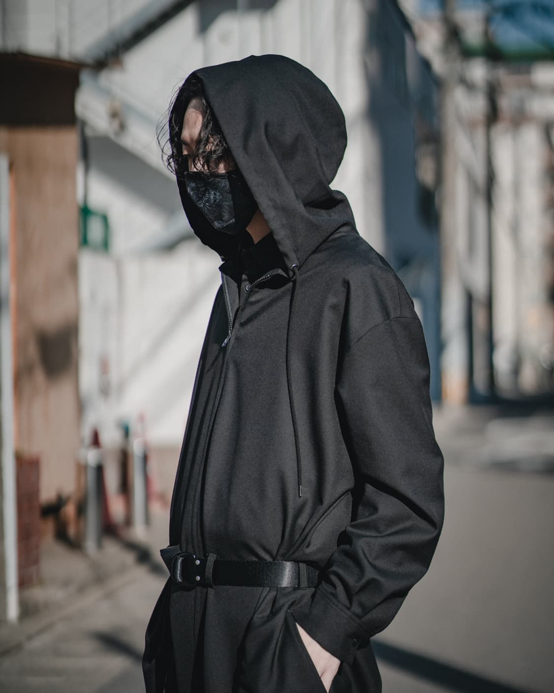 (3)요지야마모토 그라운드와이 후드 점프수트 상품이미지3