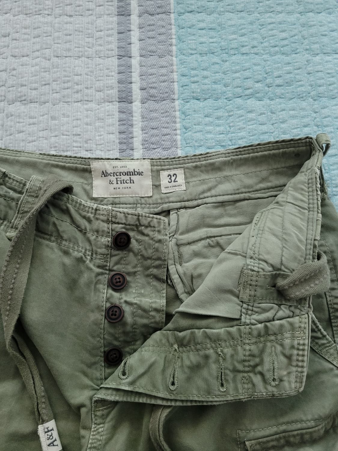 아베크롬비 Abercrombie. 워크웨어 카고숏팬츠. 32사이즈 상품이미지5