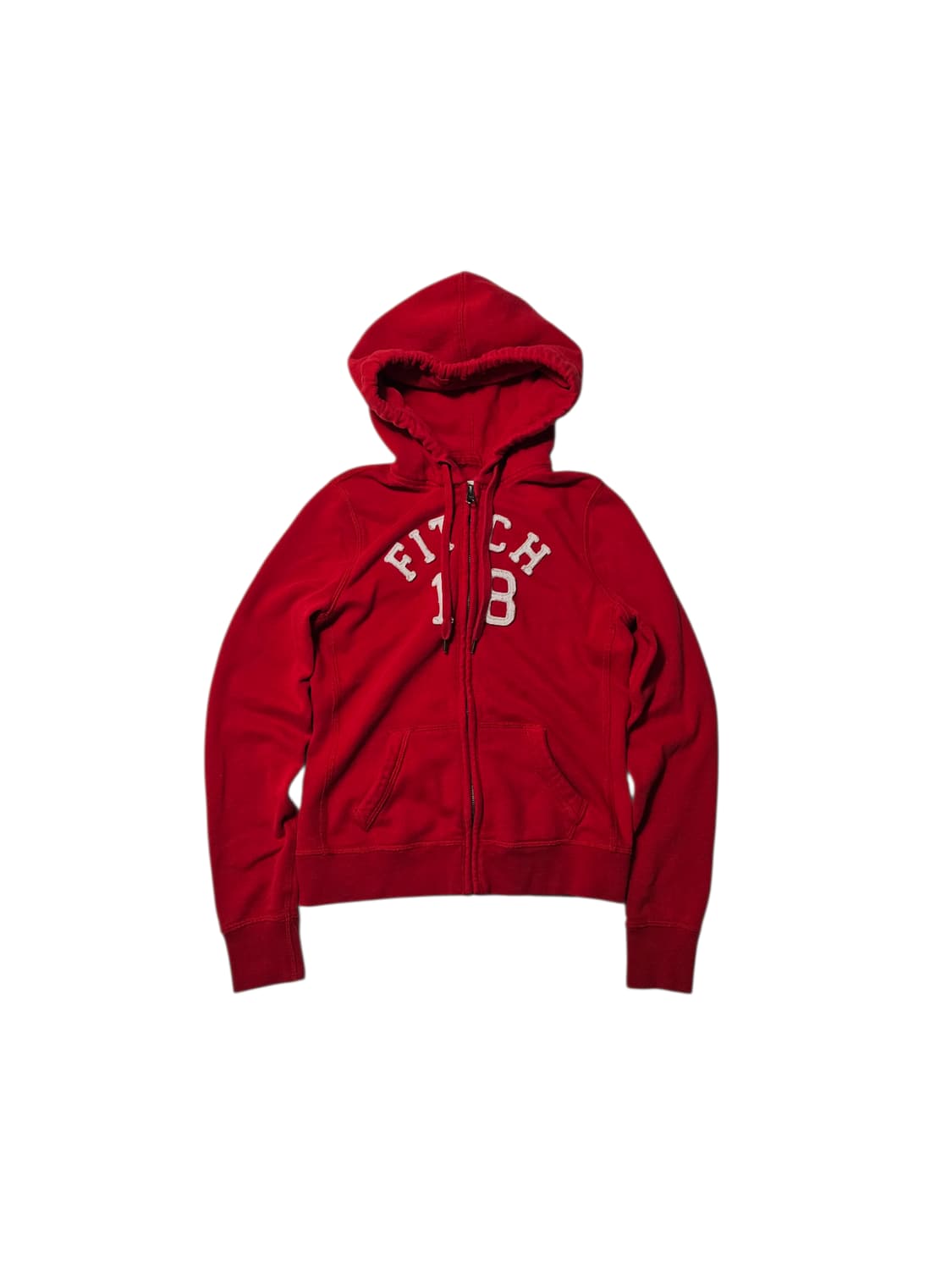 아베크롬비 핏치 스펠아웃 레드 빨강 후드집업 딱붙 M 상품이미지1