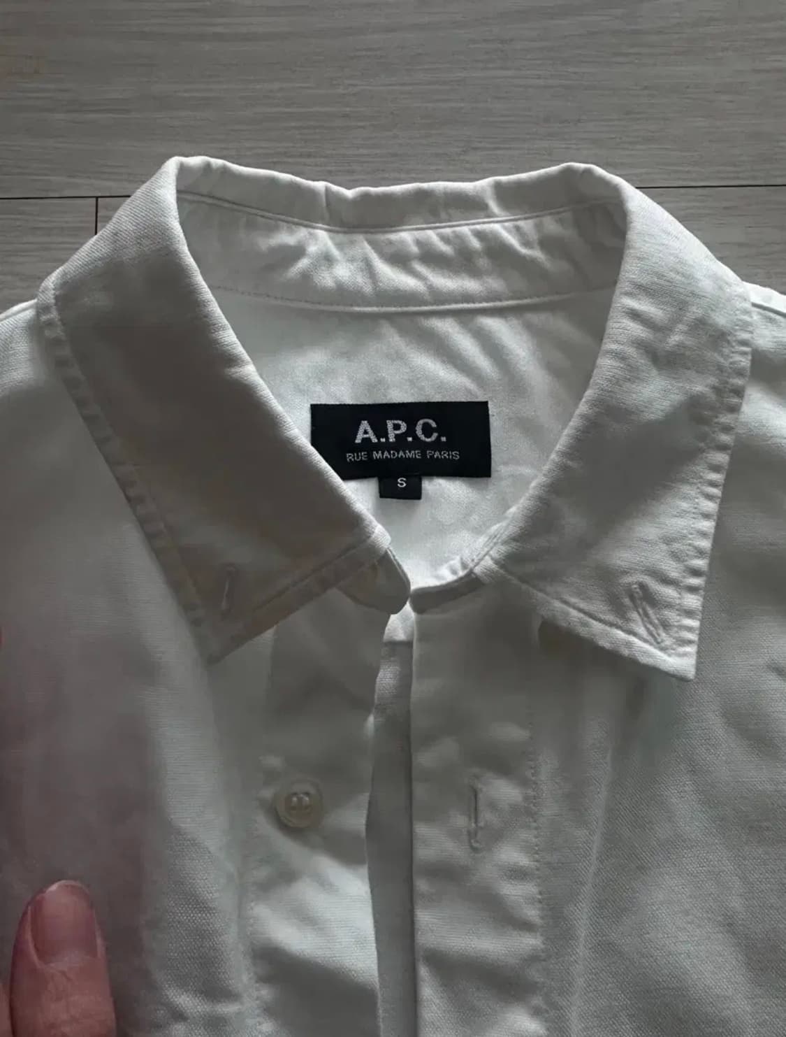 A.P.C 아페쎄 화이트 셔츠 상품이미지4