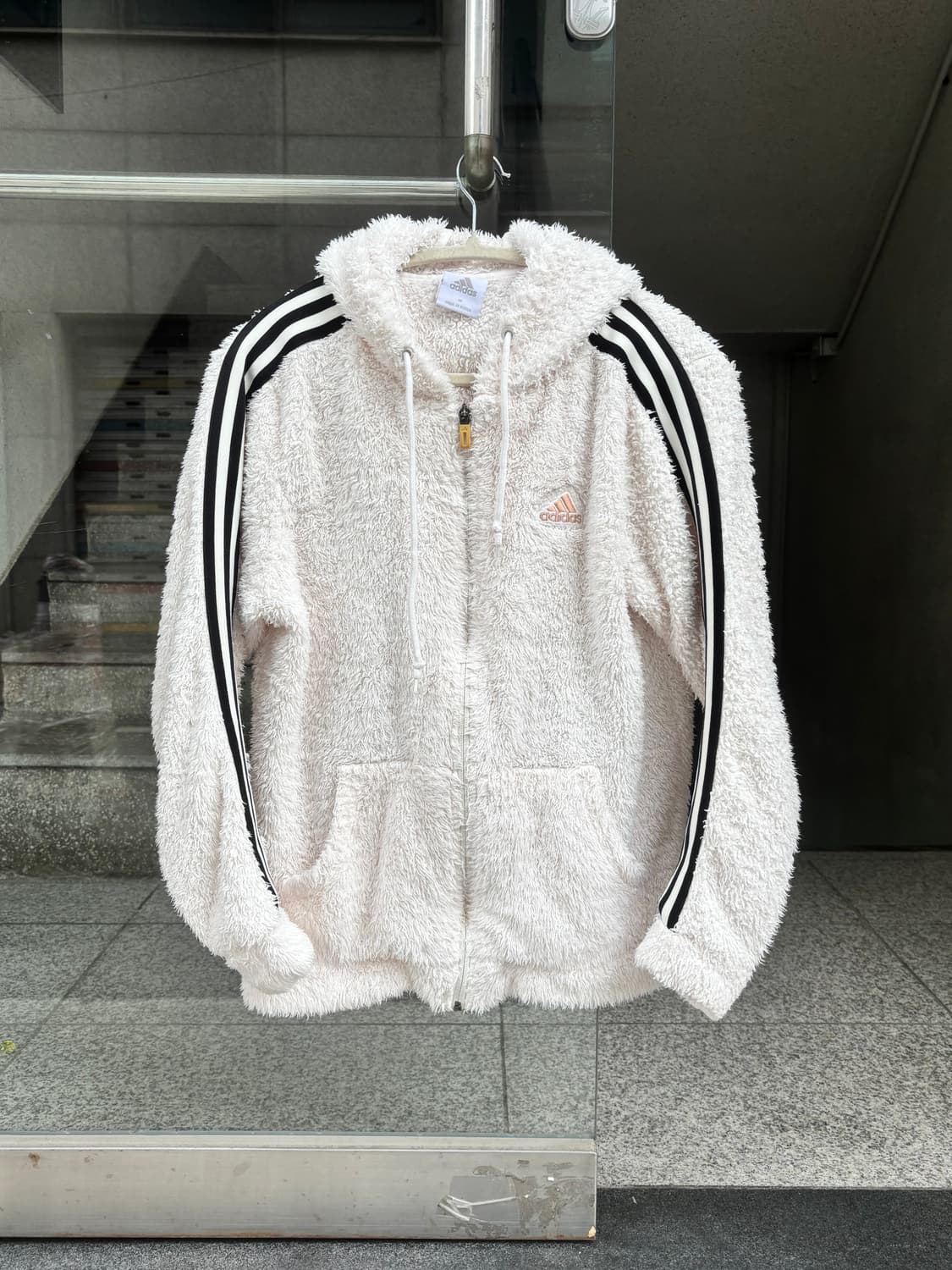 (희귀) 아디다스 쉐르파 플리스 후드집업 상품이미지8
