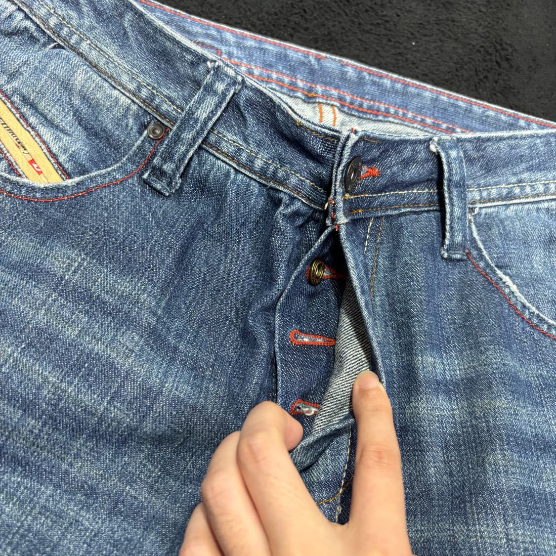 30 디젤 DISEL 세미와이드 데님팬츠 상품이미지5