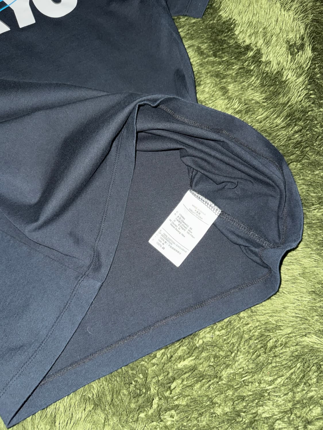 [M] 나이키 도쿄 텍스쳐드 스우시 로고 티셔츠 네이비 상품이미지6