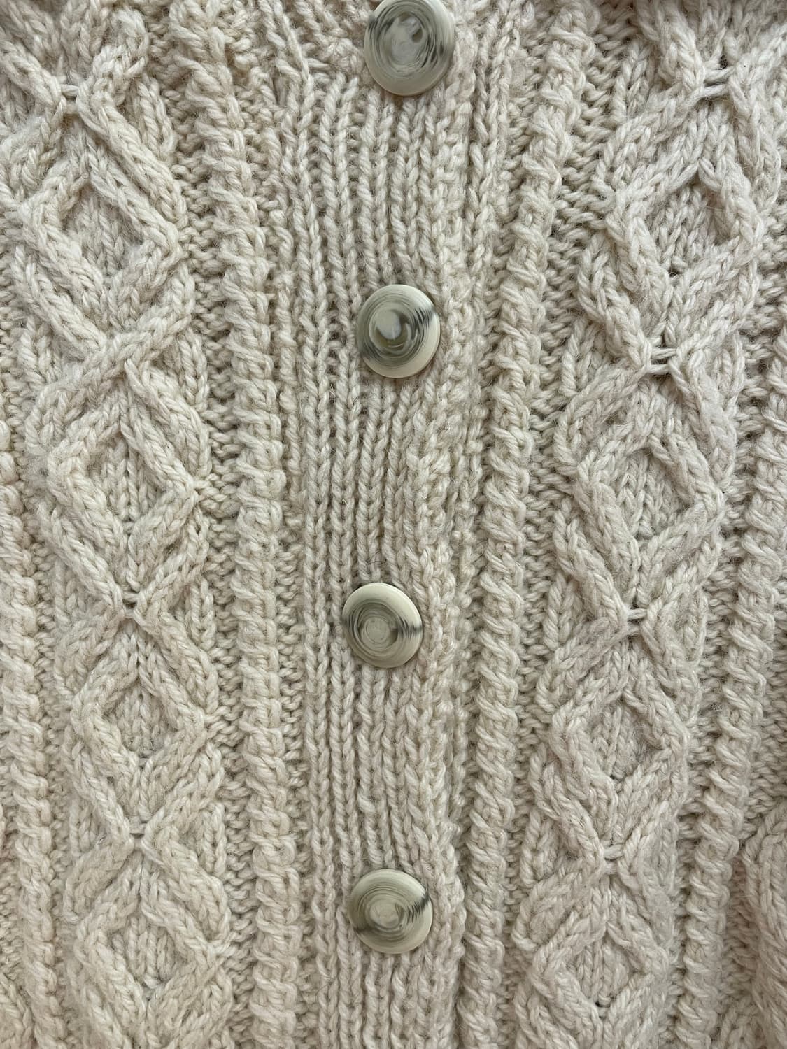1990s Vintage 피셔맨 케이블 가디건 상품이미지5