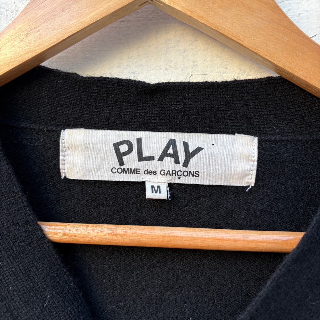 Comme des Garcons 꼼데가르송 울 니트 가디건 상품이미지3