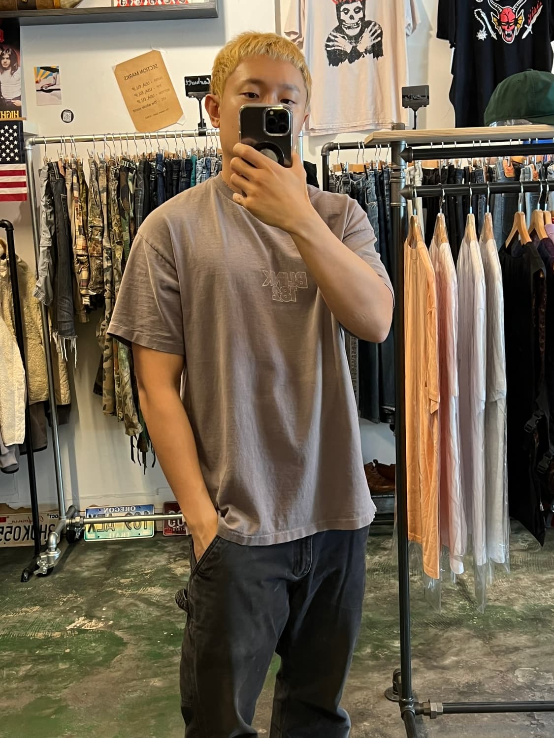90's [XL] 블링크182 Anvil USA 싱글스티치 빈티지 밴드티 상품이미지2
